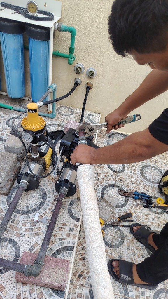 Dual ESPA Booster Pump and Filtration Installation in Doha